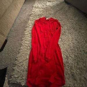 Size XS small red tight fitting dress!